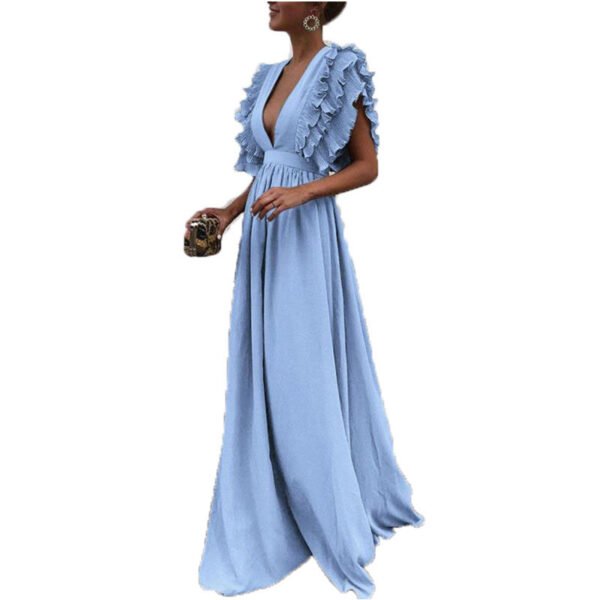 Vestido Largo de Verano Elegante de Gasa | 6 Colores | Tallas hasta 3XL - Imagen 3