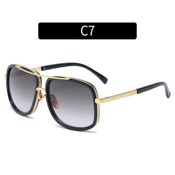 🕶️ Gafas de Sol de Moda – Montura Grande Dorada | 8 Modelos Exclusivos - Imagen 9