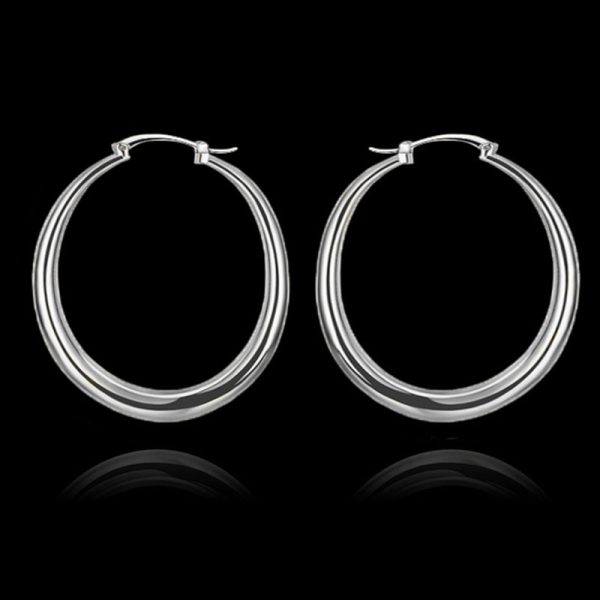 ✨ Pendientes Redondos Grandes de Metal – Estilo Elegante y Atemporal | 3 Colores - Imagen 2