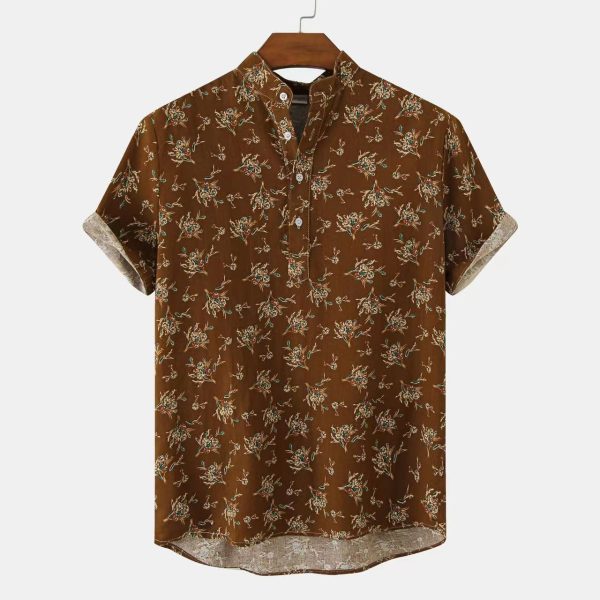 Camiseta cuello mao hombre - Imagen 5