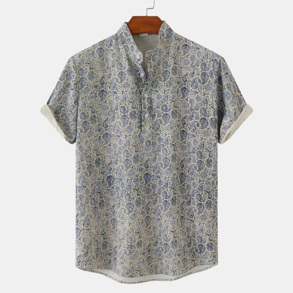 Camiseta cuello mao hombre - Imagen 4