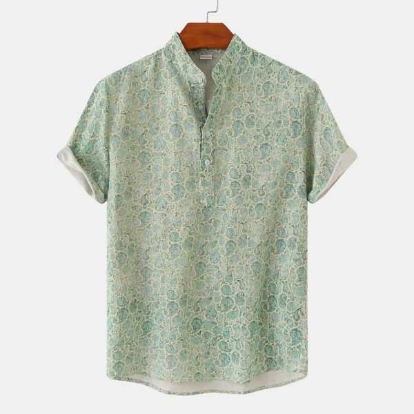 Camiseta cuello mao hombre - Imagen 3