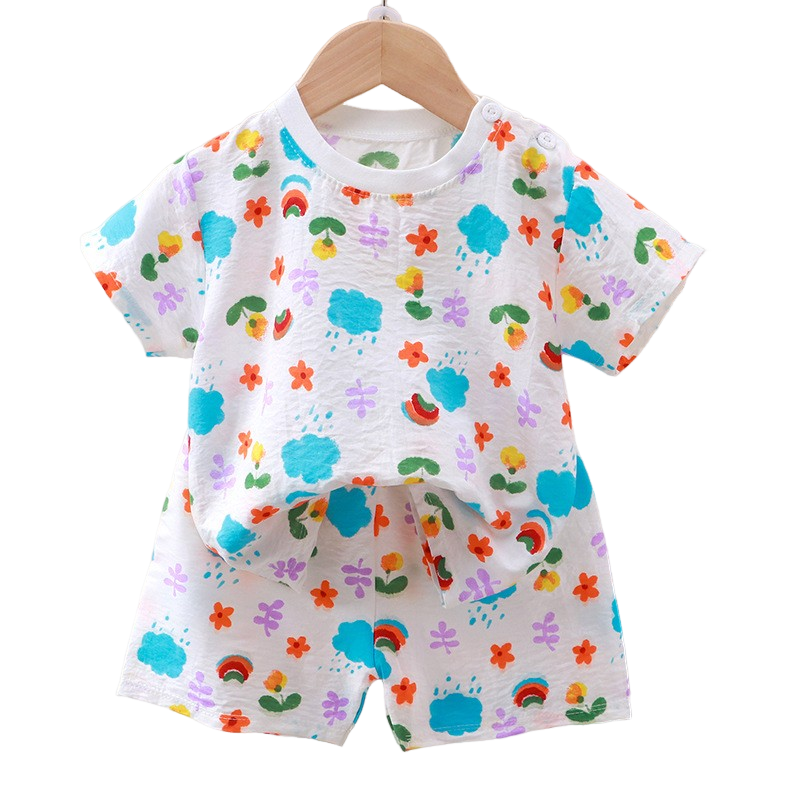 ☁️ Conjunto Infantil "Cloud" de Manga Corta