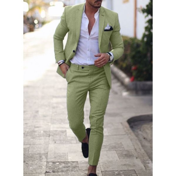 🧥 Traje de Lino para Hombre - Imagen 7