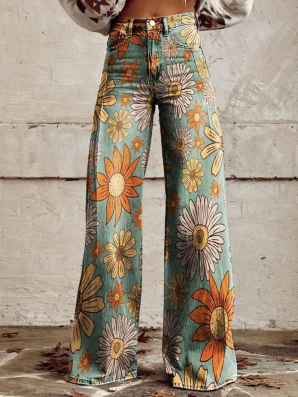 👖 Pantalón de Pierna Ancha para Mujer – 11 Modelos Exclusivos | Hasta la Talla 5XL (EU 58) - Imagen 7
