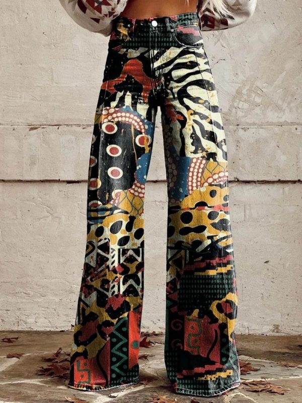 👖 Pantalón de Pierna Ancha para Mujer – 11 Modelos Exclusivos | Hasta la Talla 5XL (EU 58) - Imagen 4