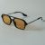 Black Frame Silver Leg Orange