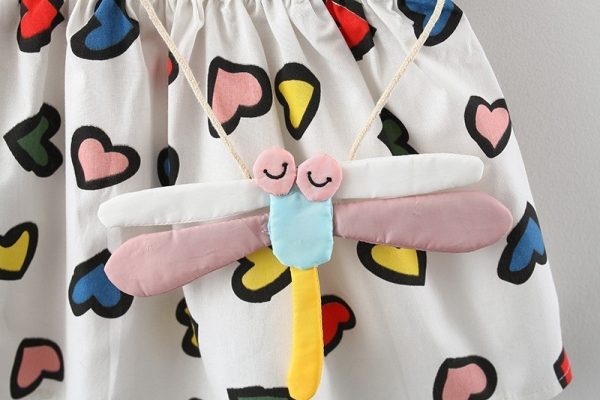 Vestido de punto para niña de algodón - Imagen 7