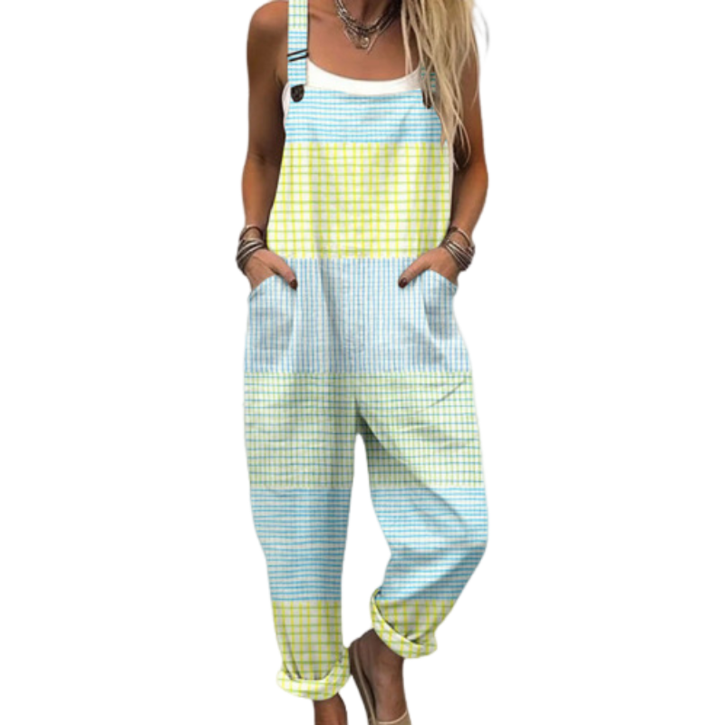 Mono Pantalón Largo Veraniego con Tirantes