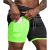 Section II Black Fluorescent Green Bottom