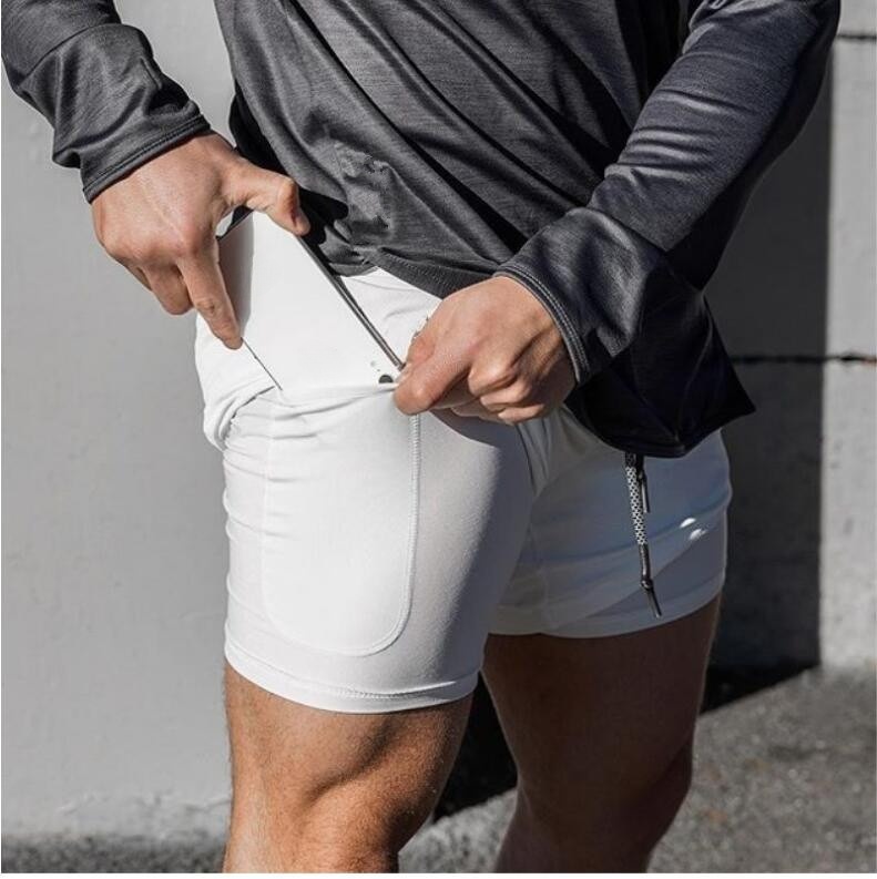 🏋️‍♂️ Calzonas Deportivas 2x1 con Malla y Bolsillo Interior – Secado Rápido | Hasta la Talla 3XL | 40 Modelos