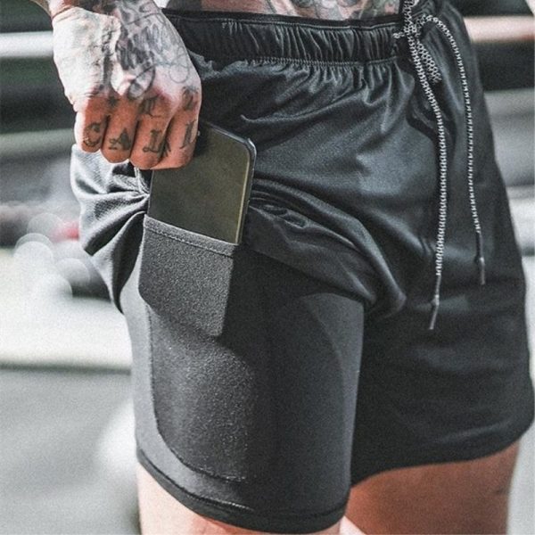 🏋️‍♂️ Calzonas Deportivas 2x1 con Malla y Bolsillo Interior – Secado Rápido | Hasta la Talla 3XL | 40 Modelos - Imagen 2