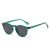 Transparent green frame black plate polarized C3