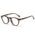 Tea Leopard Frame Anti-Blue Light C8