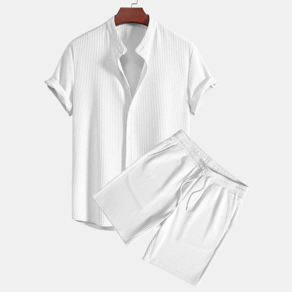 Conjunto hombre bermuda y camisa manga corta Pit-StripT - Imagen 2
