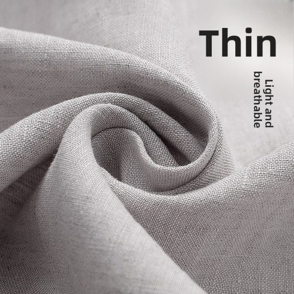 Pantalón largo de puro lino para hombre - Imagen 7