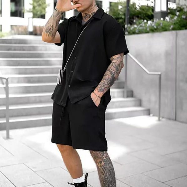Conjunto camisa y bermudas hombre - Imagen 2