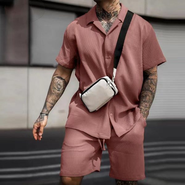 Conjunto camisa y bermudas hombre - Imagen 3