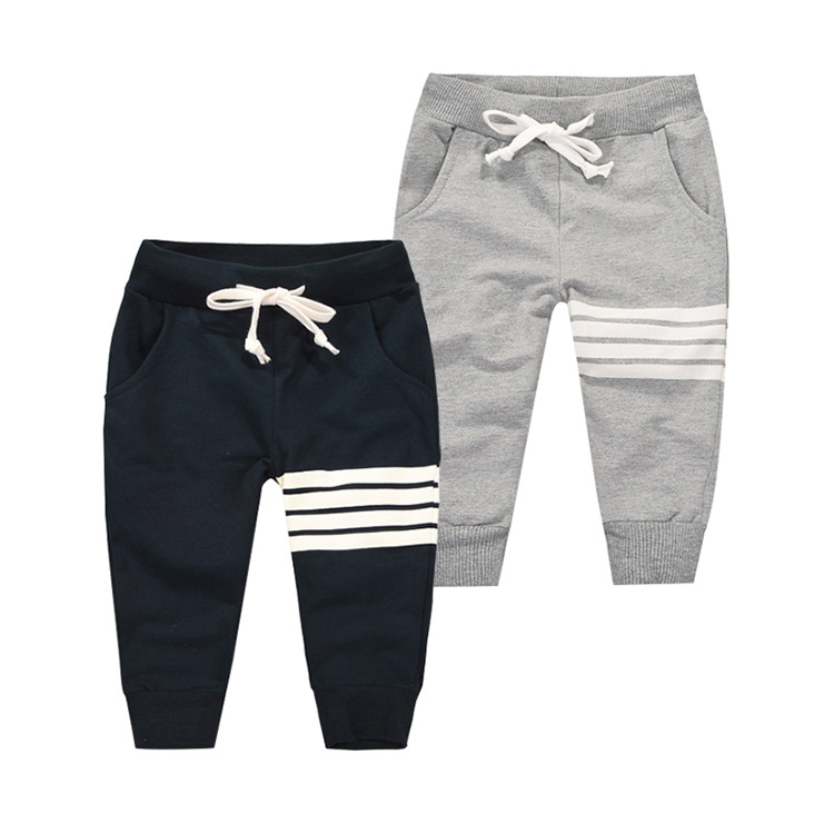 Pantalones Deportivos 100 % Algodón Niños 90-140 cm – 2 Modelos