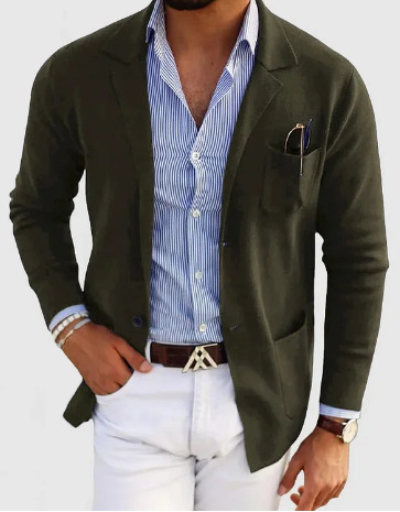 🧥 Chaqueta Informal Británica de Hombre – Estilo Clásico y Urbano | Hasta la Talla 4XL