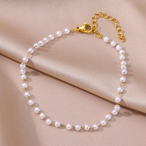 Tobillera/Pulsera ajustable en acero inoxidable – Impermeable, elegante - Imagen 4