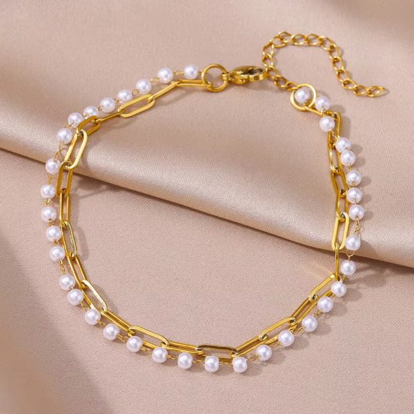 Tobillera/Pulsera ajustable en acero inoxidable – Impermeable, elegante - Imagen 3