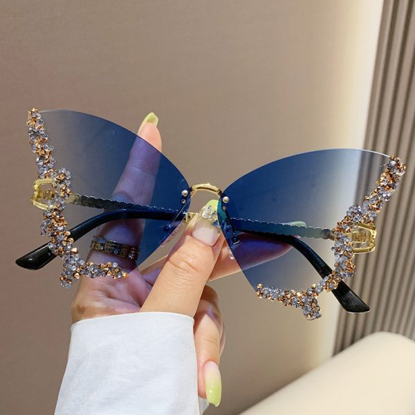 Gafas Mariposa con Lentes Degradadas y Brillantes – 10 Colores - Imagen 8