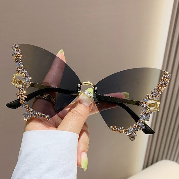 Gafas Mariposa con Lentes Degradadas y Brillantes – 10 Colores - Imagen 3