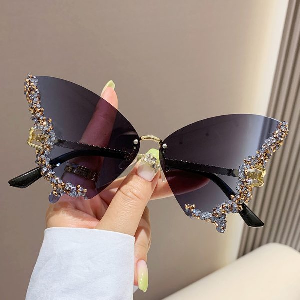 Gafas Mariposa con Lentes Degradadas y Brillantes – 10 Colores - Imagen 5