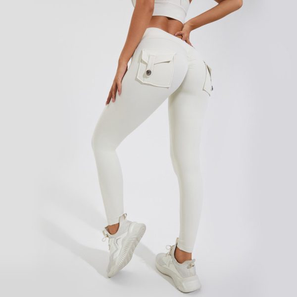 Leggings de nylon con bolsillos traseros – 12 colores • S–XL - Imagen 6