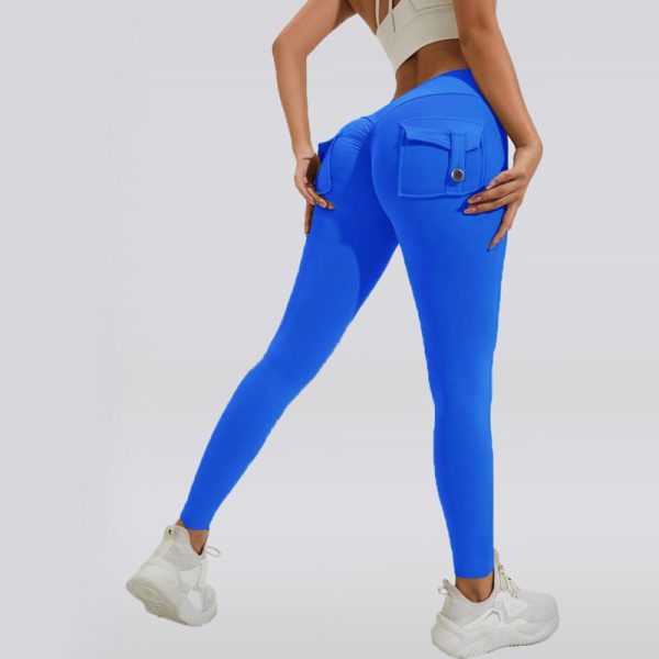 Leggings de nylon con bolsillos traseros – 12 colores • S–XL - Imagen 8