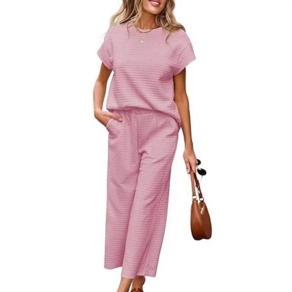 🧶 Conjunto de Sudadera y Pantalón Capri Acolchado – Comodidad y Estilo para Cada Día | Tallas hasta 3XL