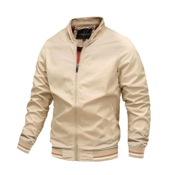 Chaqueta cortavientos hombre estilo béisbol – 7 colores • S–5XL - Imagen 6
