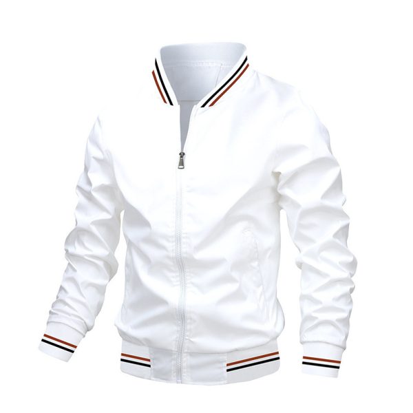 Chaqueta cortavientos hombre estilo béisbol – 7 colores • S–5XL - Imagen 7