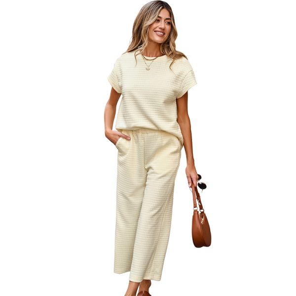 🧶 Conjunto de Sudadera y Pantalón Capri Acolchado – Comodidad y Estilo para Cada Día | Tallas hasta 3XL - Imagen 6