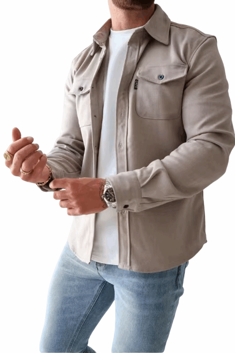 Camisa Casual de Manga Larga para Hombre – Estilo y Comodidad en 8 Colores