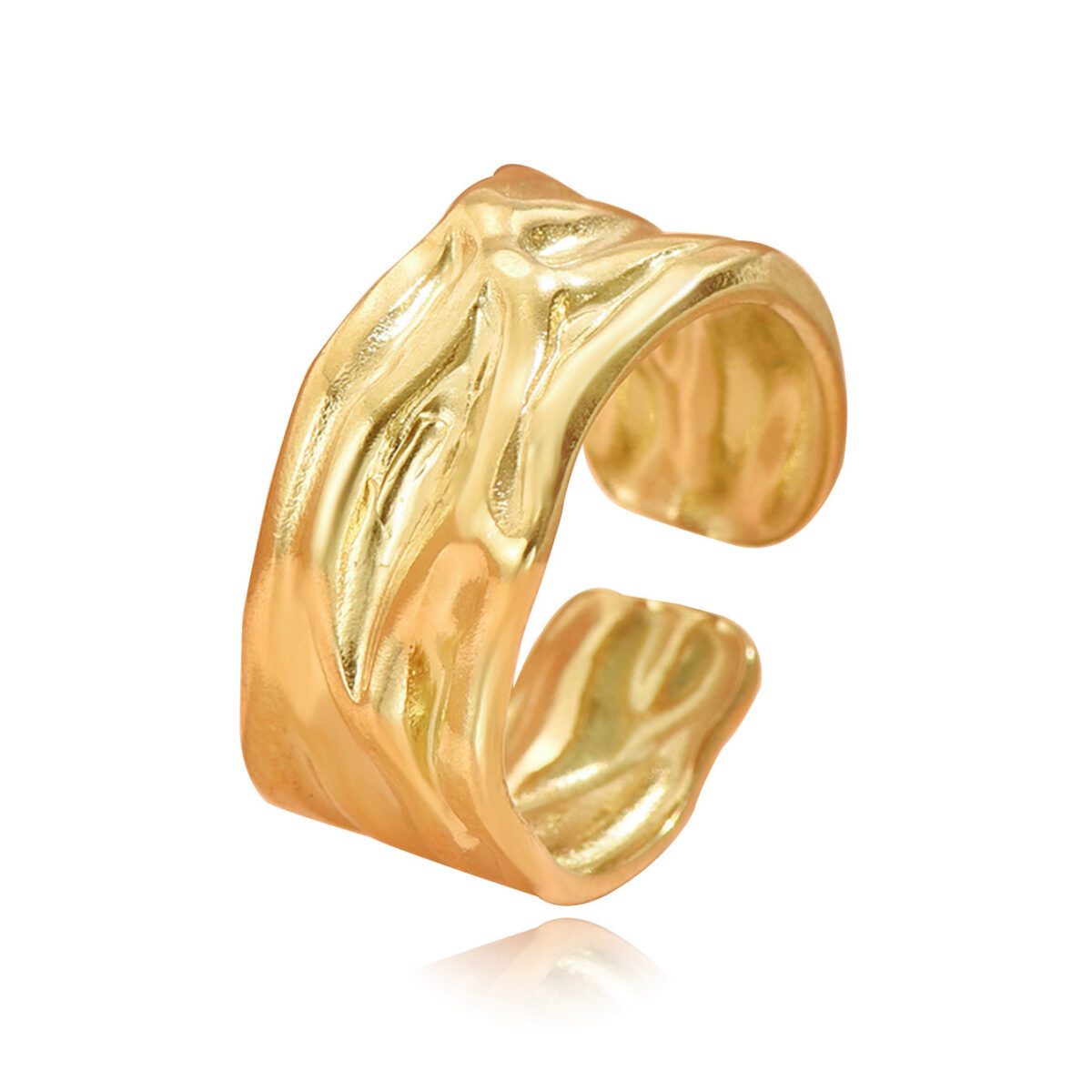 Anillo Adaptable de Acero Inoxidable – Color Dorado o Plateado