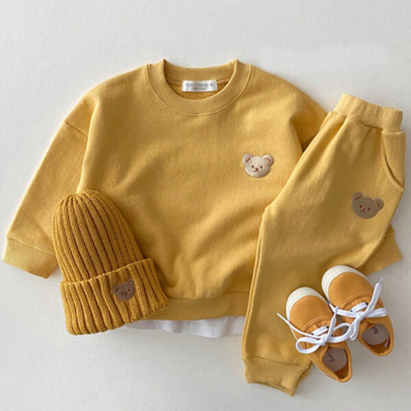 Conjunto Deportivo para Bebé 100% Algodón – Sudadera y Pantalón de Chándal - Imagen 2