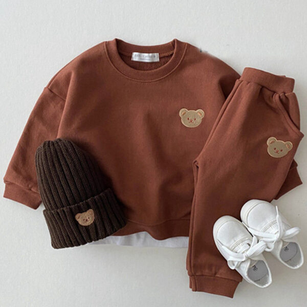Conjunto Deportivo para Bebé 100% Algodón – Sudadera y Pantalón de Chándal - Imagen 4