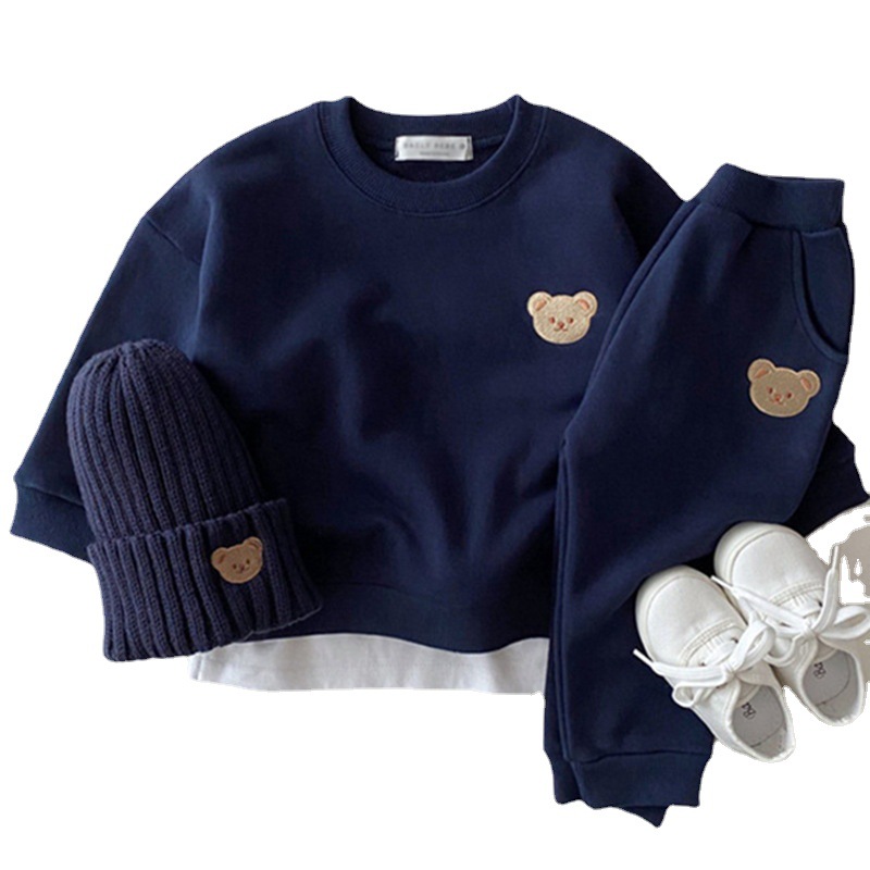 Conjunto Deportivo para Bebé 100% Algodón – Sudadera y Pantalón de Chándal